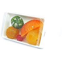 Los mejores  - Fruta Escarchada y glaseada- bandeja de 400 gr. Surtido variado de Frutas Glaseadas o Escarchada de primera calidad- en…